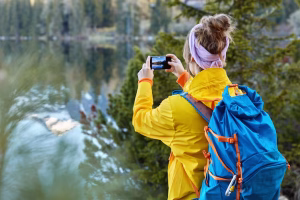Using cell phone as primary camera.